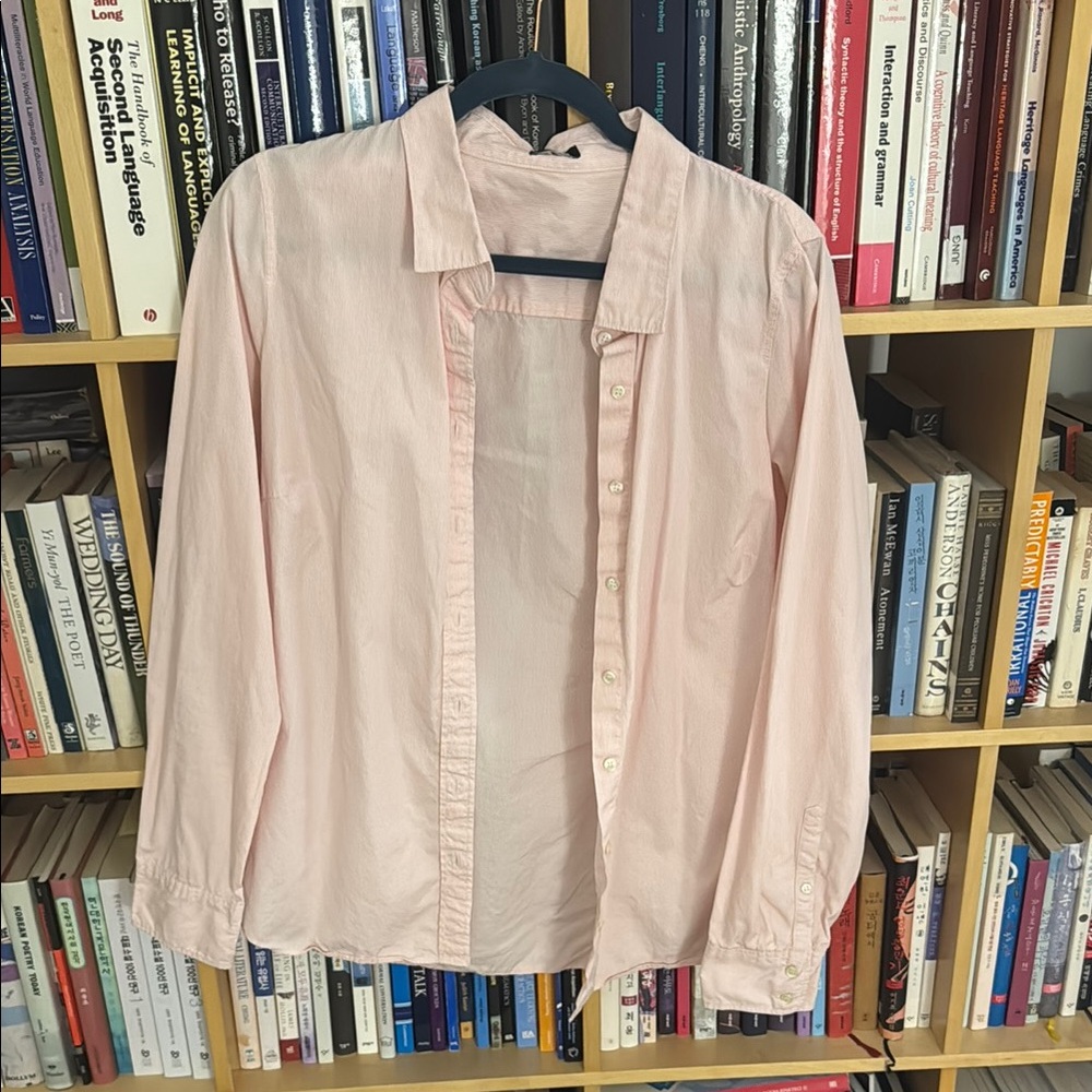 J. Crew Soft Pink Button-Down Shirt